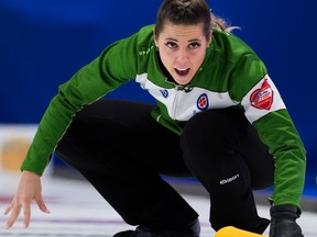 Robyn Silvernagle, shown at the 2020 Scotties in Moose Jaw, is back for 2023 with a new team.