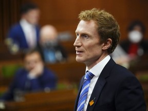 Minister of Crown-Indigenous Relations Marc Miller stands during question period in the House of Commons on Parliament Hill in Ottawa on Monday, Dec. 5, 2022.