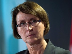 Mary Ellen Turpel-Lafond in 2015. A statement from Royal Roads University says it has accepted the return of an honorary doctorate from Turpel-Lafond, who was the subject of a CBC investigation about her claims of Indigenous heritage last fall.