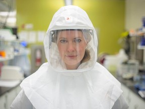 Virologist Alyson Kelvin of the Vaccine and Infectious Disease Organization (VIDO) is part of a team working on developing tools in the fight against avian influenza. David Stobbe / Stobbe Photo