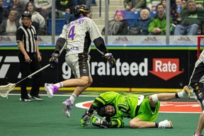 Saskatchewan’s Bobby Kidd III makes a play