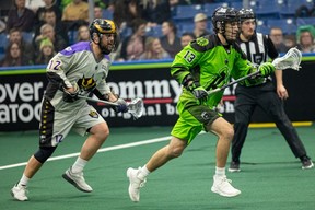 Saskatchewan Rush’s Connor McClelland in action.