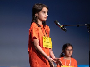 Kelry Campbell placed 1st in the First Nations Chapters Spelling Bee in Saskatoon on March 17, 2023.
