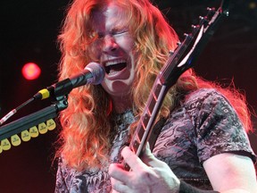 Guitarist Dave Mustaine of Megadeth.