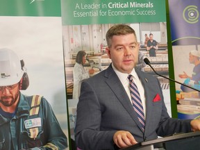 The provincial government has launched a plan to double Saskatchewan's stake in Canada's critical minerals exploration sector, while establishing the province as a global hub for rare earth elements. Trade and Export Development Minister Jeremy Harrison was on hand on March 27, 2023 to unveil details of the new strategy at a news conference hosted by NexGen Energy in Saskatoon.