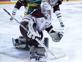 Harmon Laser-Hume has logged over 3,000 minutes in net for the Flin Flon Bombers and finished the regular season with a 0.945 save percentage. Will that be enough to wall up a strong Battlefords North Stars offense as round 3 of the SJHL playoffs commence?