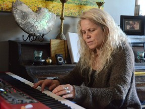 Gillian Snider practices the piano as she prepares for her first solo concert May 5 at Station Arts Centre.