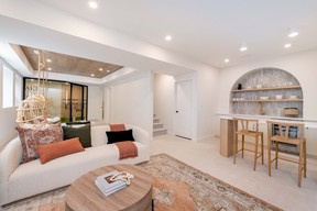 Basement of the 2023 Kinsmen Home Lottery grand prize show home at 1020 Temperance St.