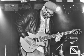 Nigel Bell performs on stage during the COVID-19 pandemic. (Submitted by Nigel Bell)