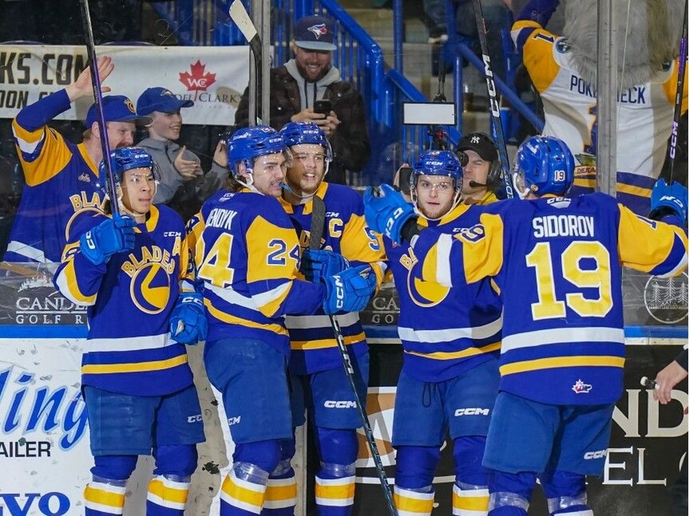WHL Saskatoon Blades push Rebels to limit, force Game 7 Tuesday The
