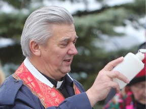 The Very Reverend Janko Kolosnjaji of the Ukrainian Catholic Cathedral is seen in this 2014 photo.{RICHARD MARJAN/STARPHOENIX}
