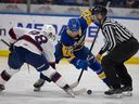 Josh Pillar, 72, and his Saskatoon Blaze are eyeing the Red Deer after passing Regina in the first round of the playoffs.