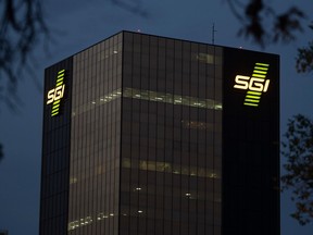 The SGI building in Regina is seen in September of 2022.