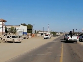 Screengrab of aftermath of shooting in Mexico's Baja California state.