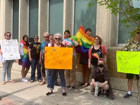 Rainbow Tent email protesters