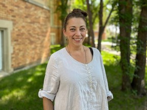 Andrea Rodrigue left cosmetology to pursue a career as a youth care worker through a program at Saskatchewan Polytechnic.