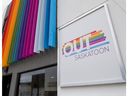 OUTSaskatoon is a support organization for LGBTQ2S+ people in Saskatoon, SK.  Photo taken on Tuesday, October 8, 2019.