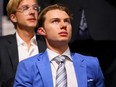 NASHVILLE, TENNESSEE - JUNE 28: Connor Bedard is seen prior to round one of the 2023 Upper Deck NHL Draft at Bridgestone Arena on June 28, 2023 in Nashville, Tennessee.