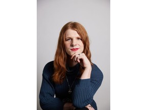 Fae Johnstone, a transgender activist who was one of five women featured on limited-edition Hershey chocolate bars in March, is seen in an undated handout photo. Experts and LGBTQ community members say they are concerned about the normalization of anti-LGBTQ hate and its impact on mental health and safety, as online rhetoric spills into the real world.