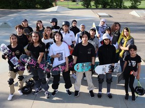 These Afghan girls have the freedom to skateboard in Saskatoon, with the help of Saskatoon Open Door Society. Wednesday, June, 7, 2023 at Cosmo Civic Centre in Saskatoon.