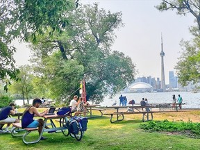 Toronto Island Park offers an abundance of greenspace, trails and spectacular views of the city skyline.