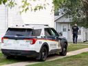 La police de Saskatoon enquête sur un homicide survenu au 1101 St. Paul's Place.  Photo prise à Saskatoon, le 30 août 2023.