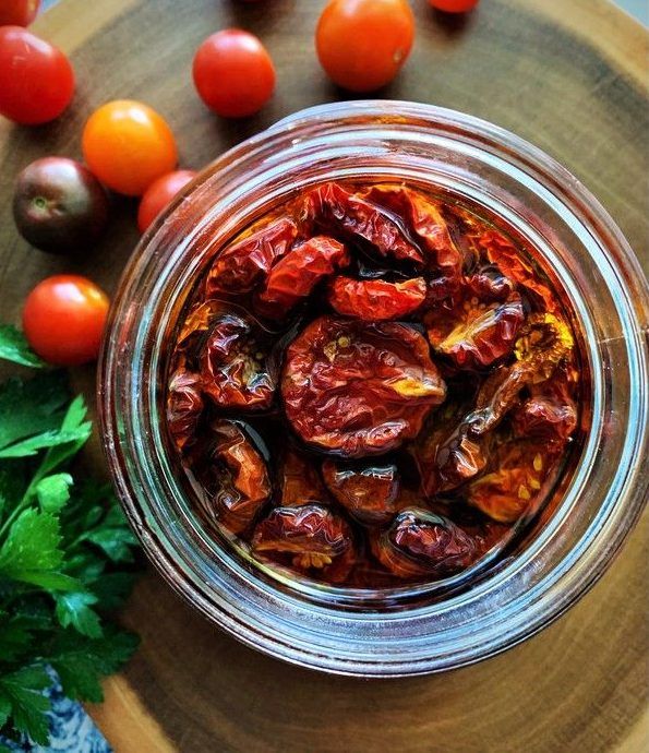 Sun-dried tomatoes.