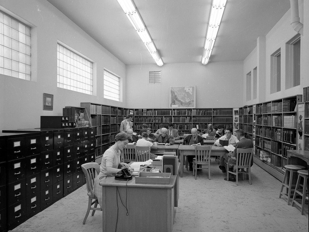 Library reference room