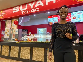 Restaurant owner Shalom Ogoh celebrated the one-year anniversary of her Nigerian shop Suyah To-Go in Prince Albert on Sunday, Sept. 10, 2023.