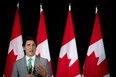 Prime Minister Justin Trudeau speaks during a Liberal Party of Canada event in Vancouver, on Friday, August 25, 2023.