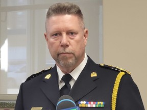 Troy Cooper, chef de la police de Saskatoon