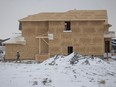 REGINA, SASK : October 26, 2023-- Construction crews work on new build homes in Regina's south west on Thursday, October 26, 2023 in Regina. KAYLE NEIS / Regina Leader-Post