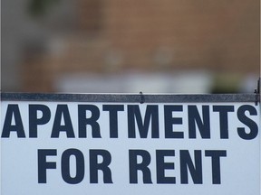 Apartment for rent sign