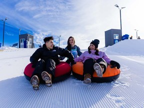Optimist Hill winter recreation area in Saskatoon, SK
