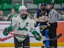 University of Saskatchewan Huskies women's hockey team welcomed back its captain, Kennedy Brown, during Canada West conference play this past weekend against the UBC Thunderbirds. Liam Richards/Electric Umbrella/Huskie Athletics