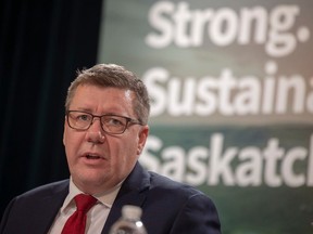 Saskatchewan Premier Scott Moe discusses the upcoming COP28 conference in November in Regina.