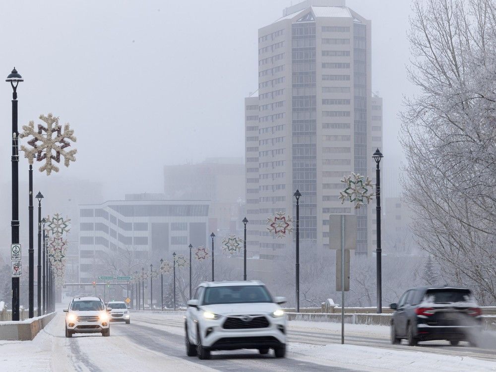 Saskatoon Weather Bitterly Cold Weekend Highs Below 30 The Star   0109 Weather Snow Spec 13 