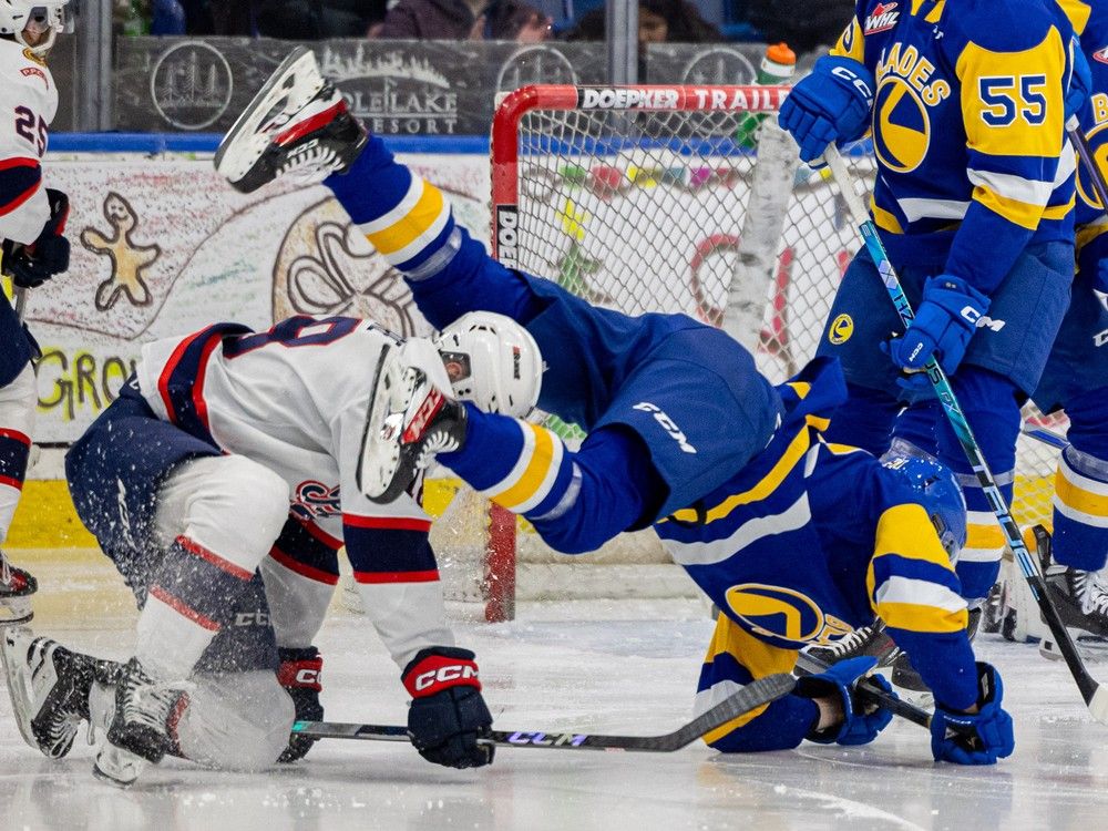 Home, sweet home Blades continue to shine on home ice with Rpyals win