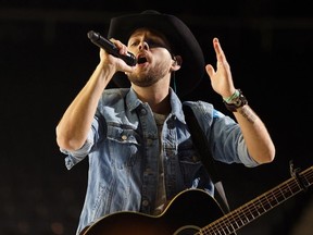 Country singer Brett Kissel performs at Rogers Place in Edmonton in 2019.