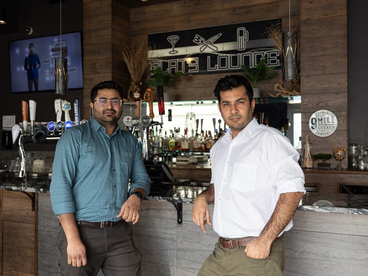 Sachin Chaudhary and Karna Desai are directors at Flats Eatery + Drink.