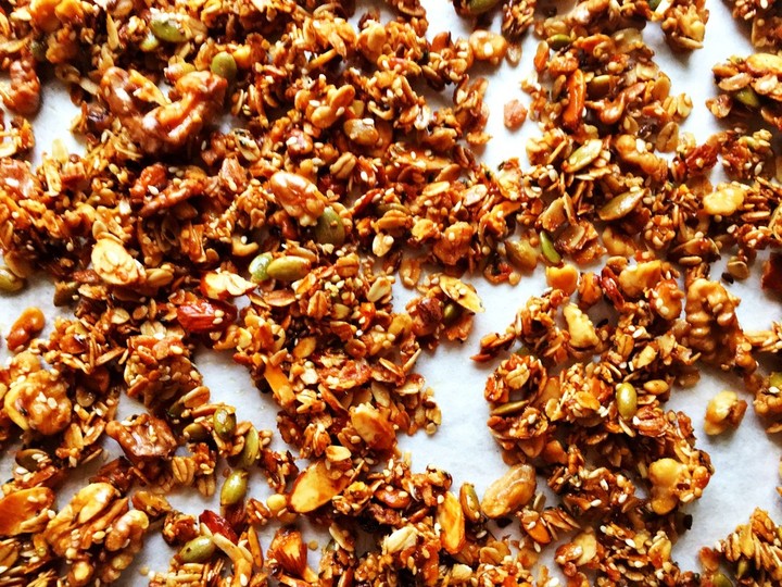  Making your own granola is fun and allows you to decide what goes in the mix.