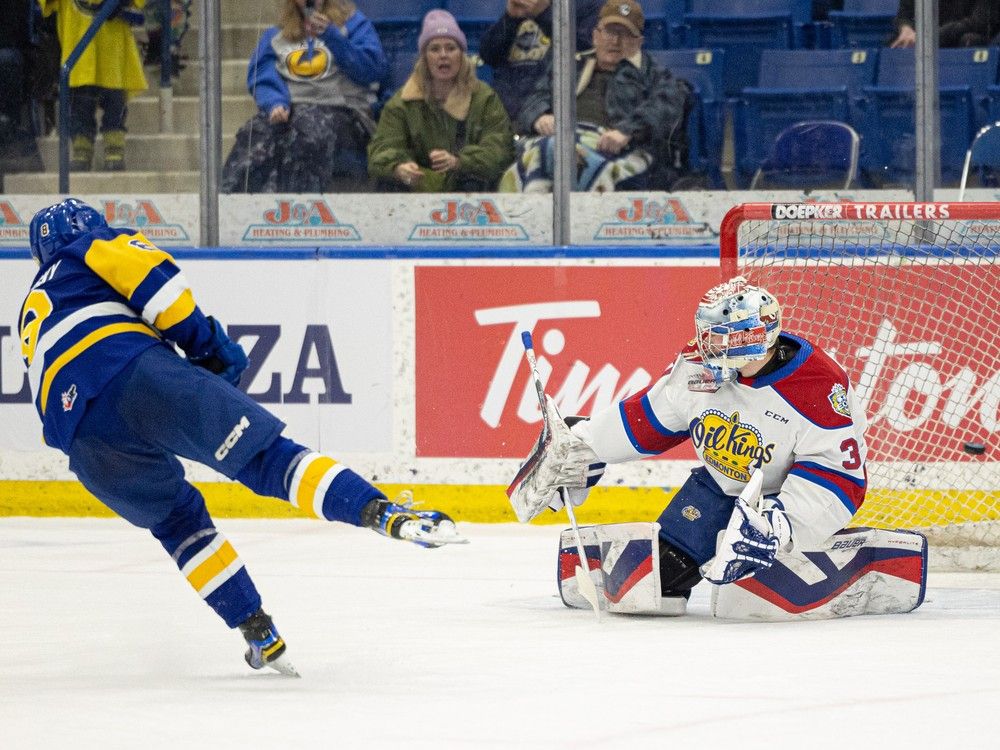 Brandon Lisowsky secures 21 overtime victory for Saskatoon Blades