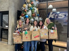K+S Potash employees prepared literacy-focused gift bags for youth at 12 community schools and 3 Saskatoon partner groups.