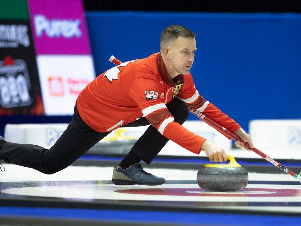 Brad Gushue gets fan ejected during Brier on Friday night in Regina