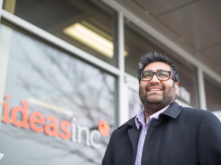  Depesh Parmar, executive director of Gather Local Market and Ideas Inc., is set to open Gather Local Market at River Landing on May 4.