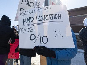 Striking Saskatchewan teachers and the government may be stuck in this stalemate for quite some time.