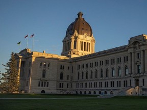 The Saskatchewan Legislative Building on Thursday, October 19, 2023 in Regina.