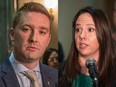 Despite the animosity, is it possible that Education Minister Jeremy Cockrill (left) and Saskatchewan Teachers' Federation President Samantha Becotte are close to a deal?