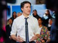 Prime Minister Justin Trudeau in Saskatoon,