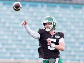 Shea Patterson looks ready to move up the Roughriders' quarterback ladder